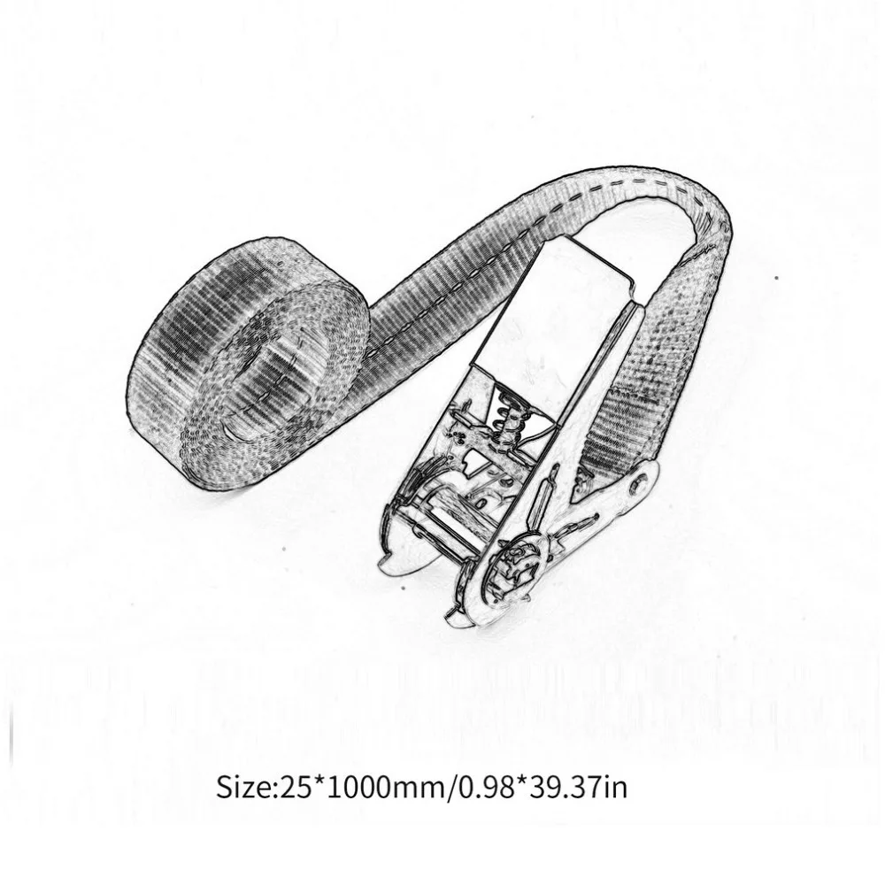 6 м Пряжка стяжной ремень грузовые ремни для автомобиля мотоцикла велосипеда с металлической пряжкой буксировочный трос сильный храповый ремень для багажной сумки