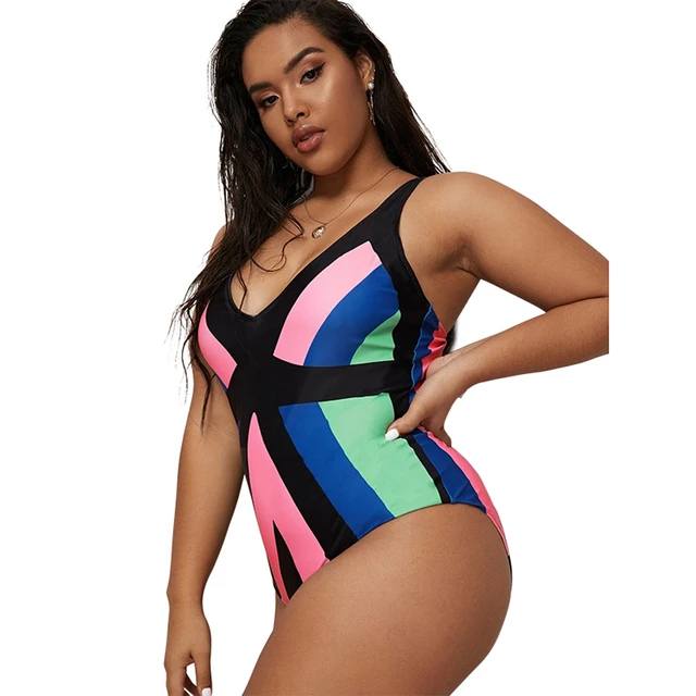 Women's Bathing Suit one Piece Plus Size Plussize Bathing Suit