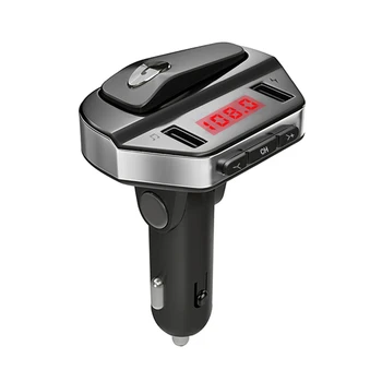 

V6 Vehicle MP3 Bluetooth Player Multifunctional Vehicle Charged Wireless Headset