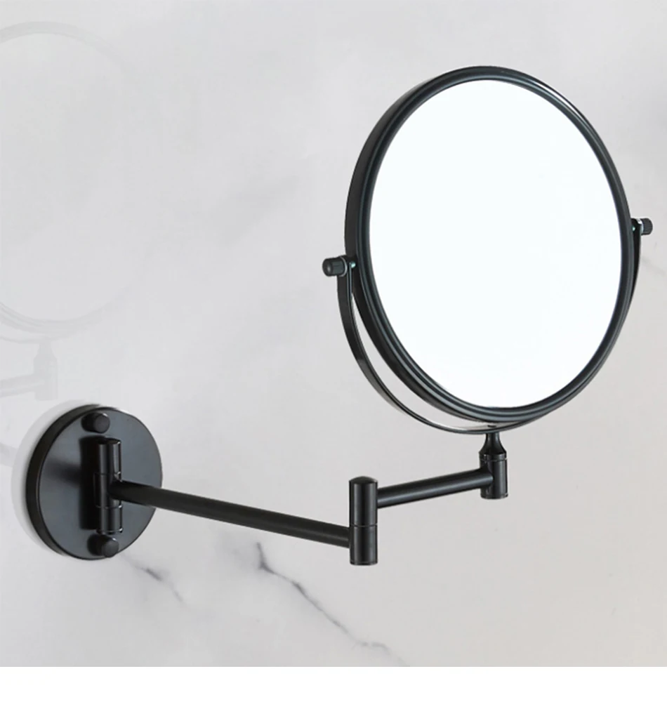 Аксессуары для ванной комнаты зеркало для макияжа выдвижное Led увеличительное Настенное подвесное зеркало для ванной косметическое умное