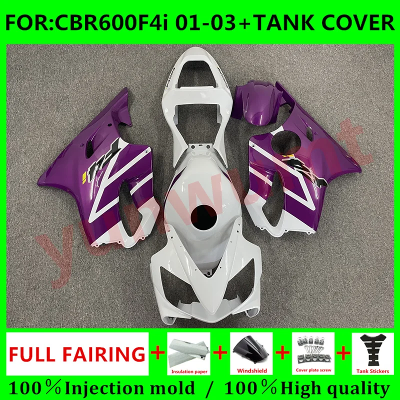Новый комплект обтекателей для литья под давлением HONDA CBR 600 F4i 01 02 03 CBR600 2001 2002 2003