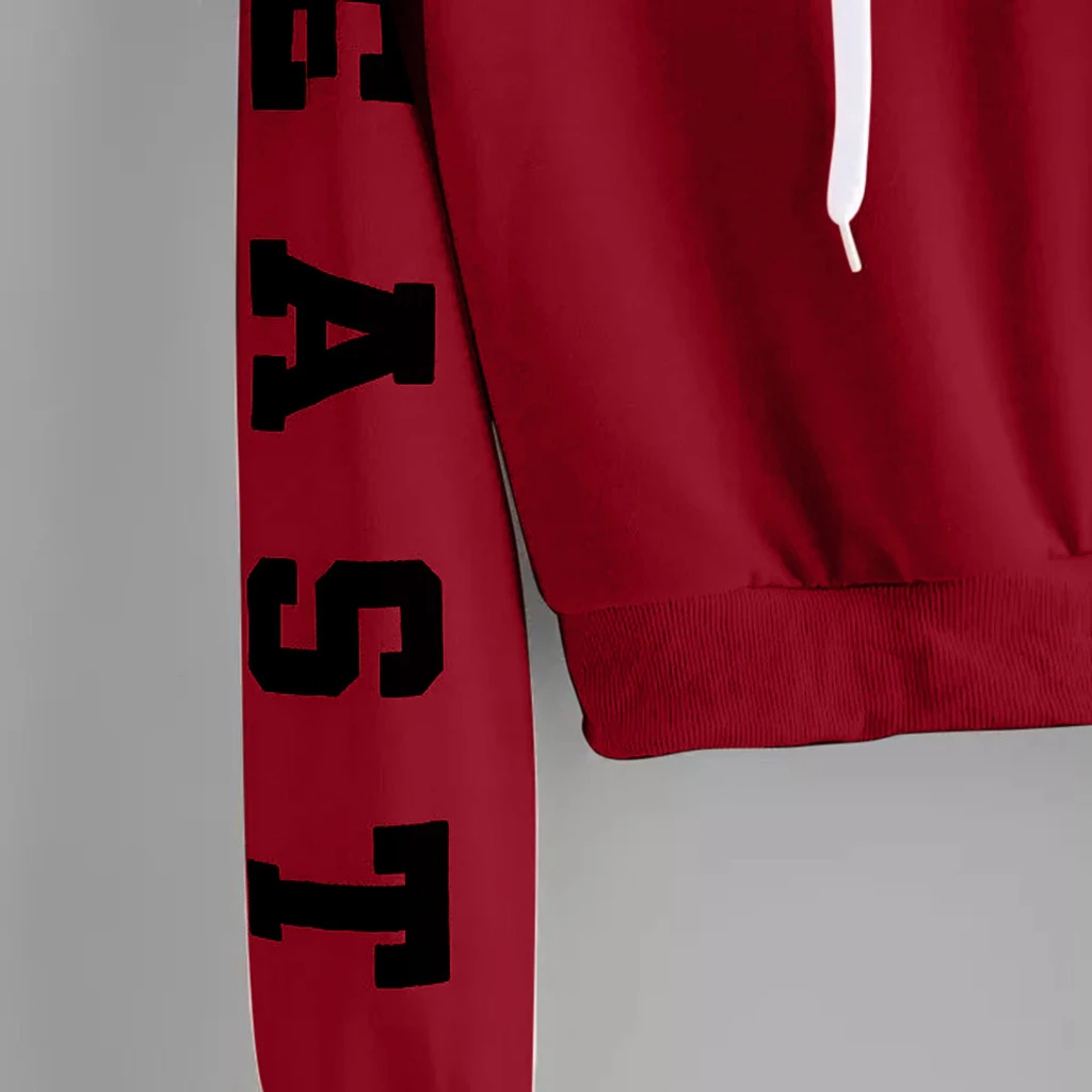 Womens Streetwear Autumn Letters Long Sleeve Hoodie Sweatshirt Spring Hoodies Female Winter Sweatshirts Girl Ladies 809