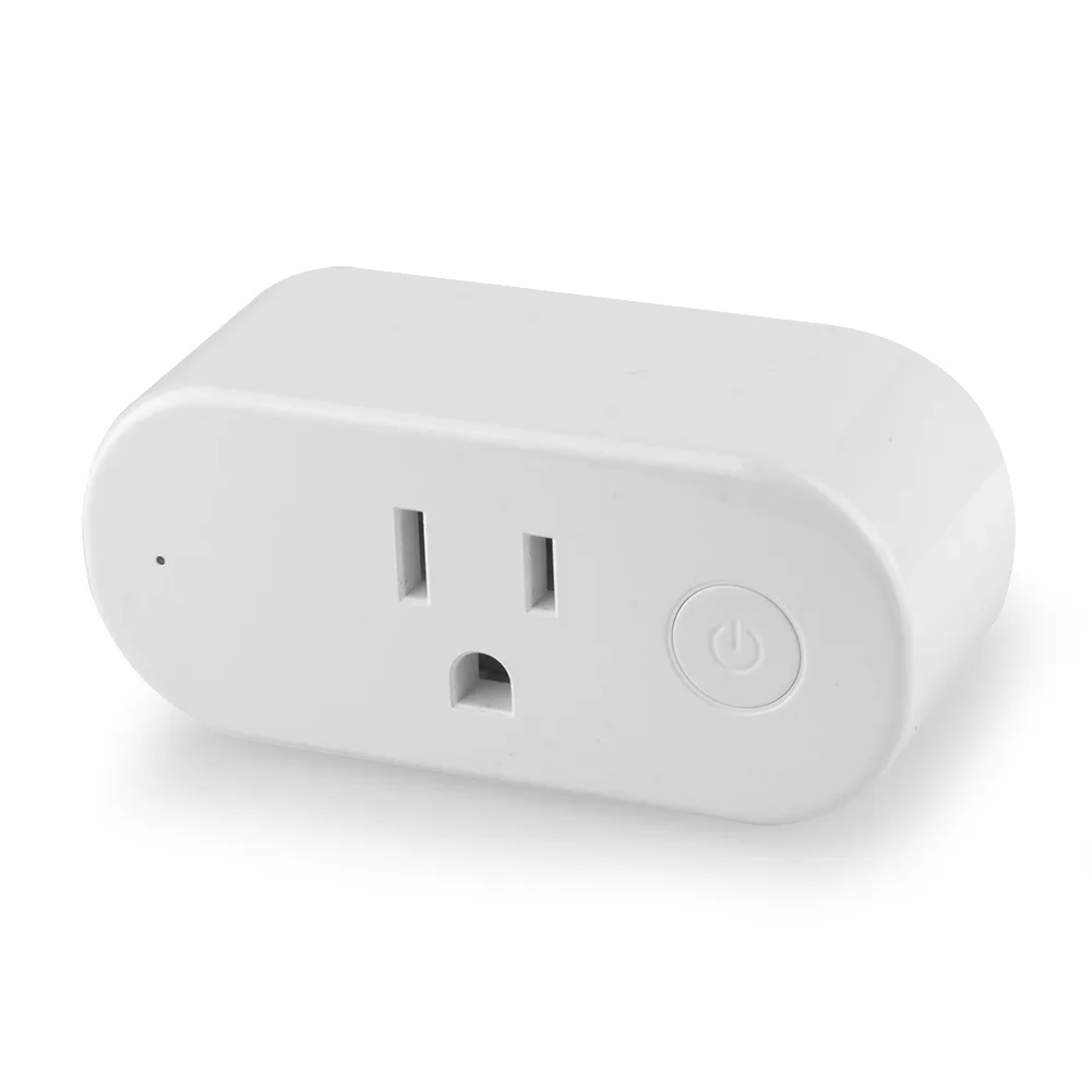 США мини Smart Plug розетка работает с Amazon Alexa Google Home IFTTT, не требуется концентратор, Wi-Fi включен пульт дистанционного управления