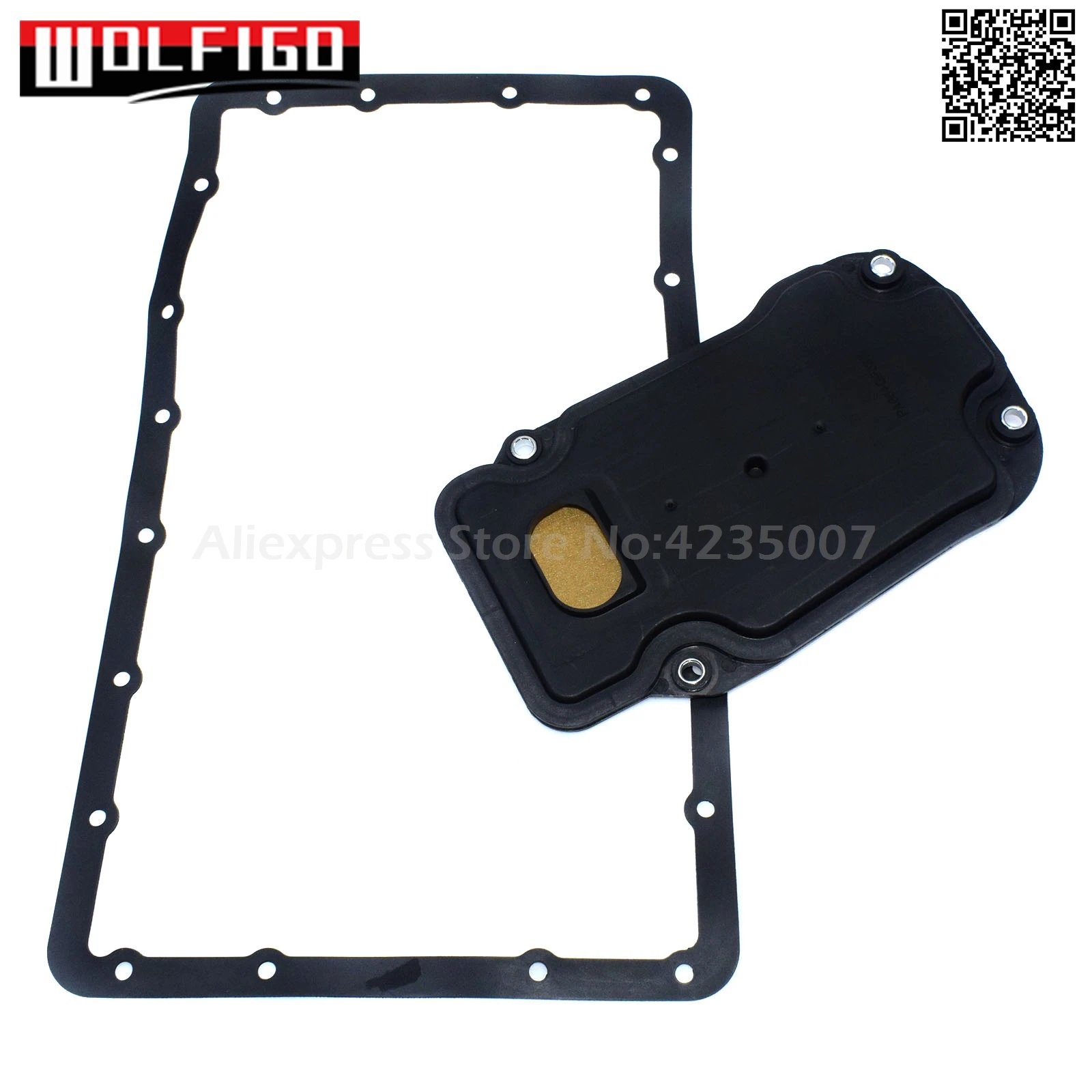 WOLFIGO Transmission Oil Strainer Filter W/ Pan Gasket For Lexus IS250 IS300 SC430 GS300 GS350 GS430 35330-30090,35330-50020