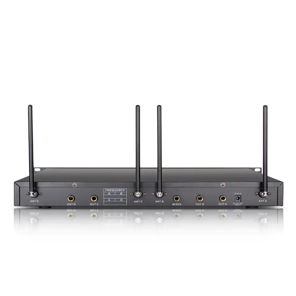 США рус в наличии XTUGA Audio EW240 4 канальный беспроводной микрофонный блок UHF
