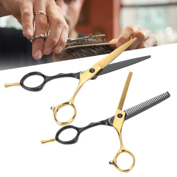 

5.5 Inch Hair Scissors Professional Hairdressing Scissors Salon Hair Trimming Cutting Scissors Hair Styling Tools Accessories