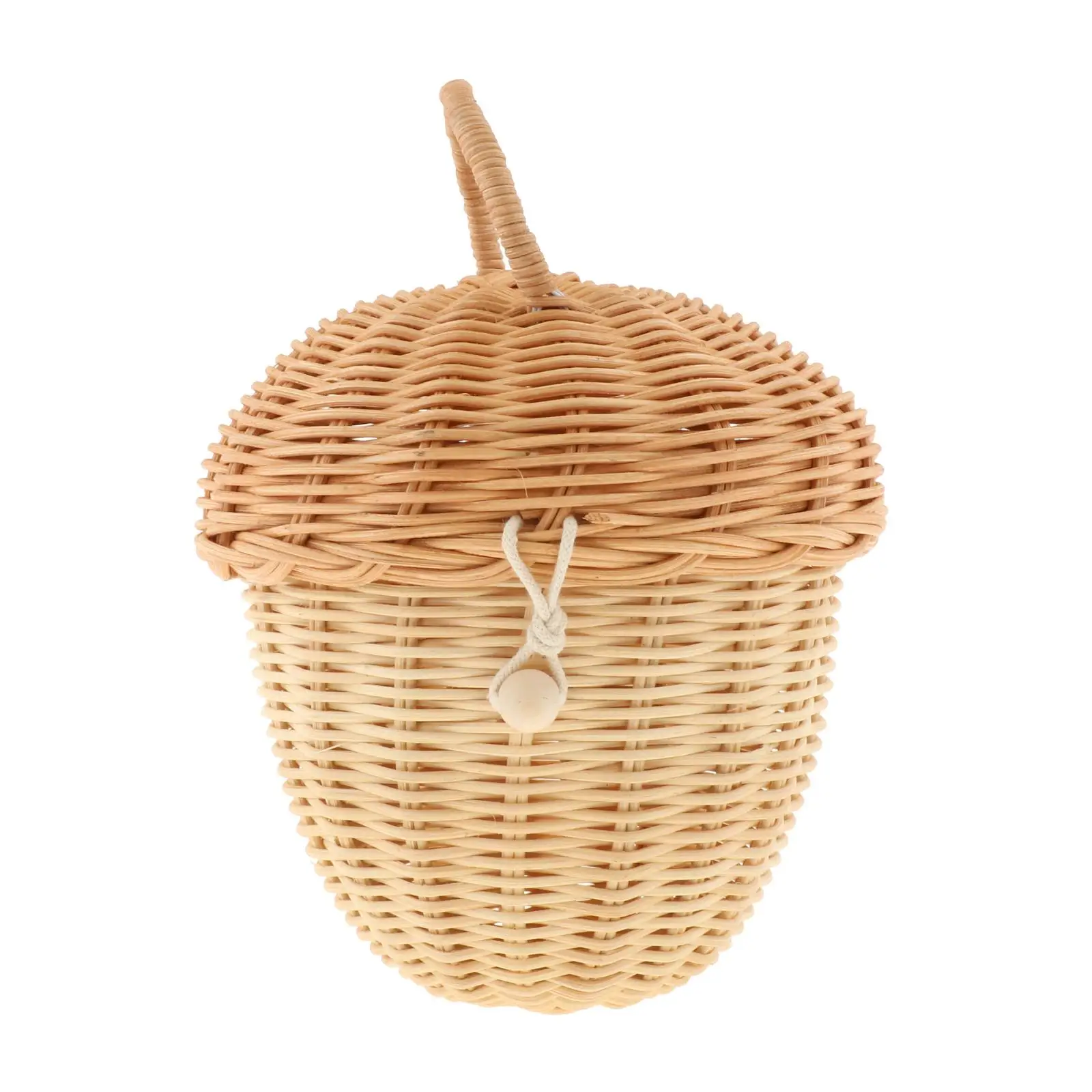 Handwoven Basket Rattan Clothes Laundry Basket Rattan Storage Basket
