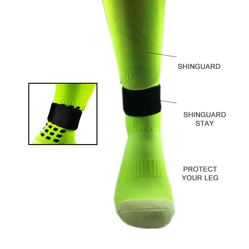 1Pair Soccer Shin Guard Fixed Bandage Anti-slip Stay Tape Shin Pads Adjustable Elastic Sports Bandage Sport Safety Sportswear