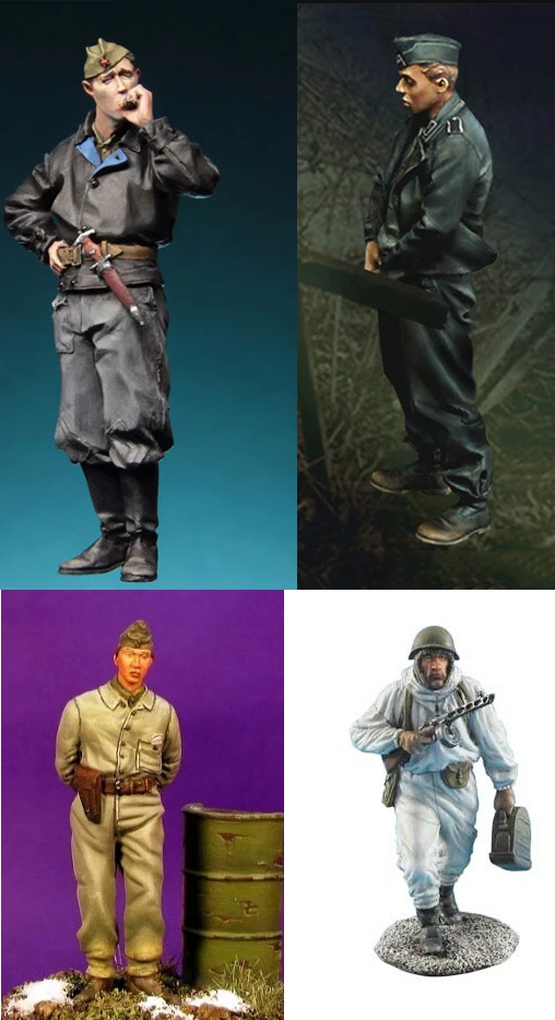 

1/35 Resin Figure Building Kit Soldier Doing something