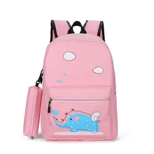 MORI серия свежий японский корейский рюкзак женский кампус большой емкости школьный простой рюкзак повседневный мультфильм