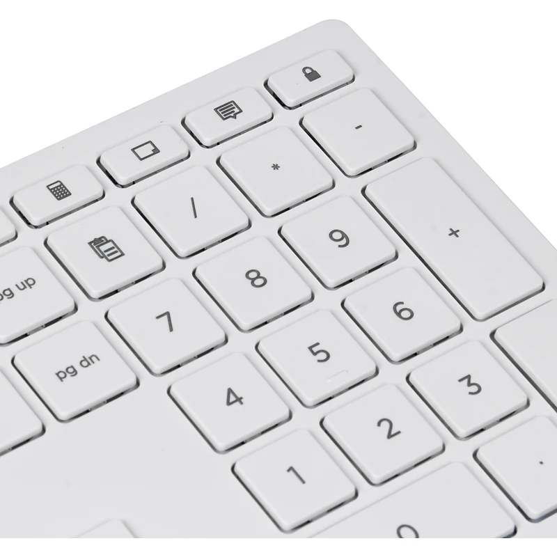 Клавиатура HP Pavilion 600 белый USB беспроводная slim