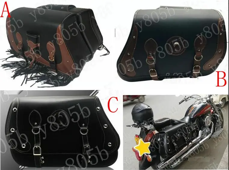 Motorcycle Side Bag Saddle Bags For Honda Rebel CMX 250 CA125 450 Gold Wing GL1500 GL1800 SHADOW ACE VLX DLX MAGNA VF |