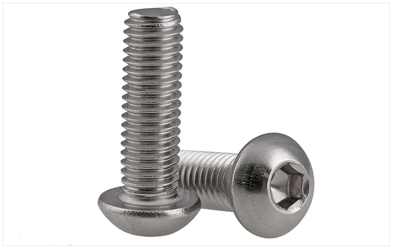 

Iso7380 304 stainless steel round head screw M2 M2.5 M3 screws bolt hex socket