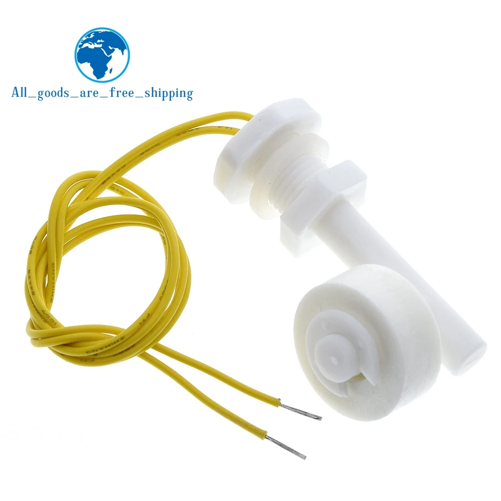 TZT Mini Float Switch Contains DC 220V Liquid Water Level Sensor Right Angle Float Switch for Fish Tank Switchs Sensors