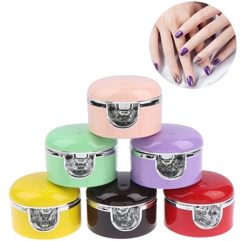 

3W Mini LED UV Lamp Nail Dryer USB Black Red UV Gel Nail Art Fast Drying LED UV Lamp Random Color