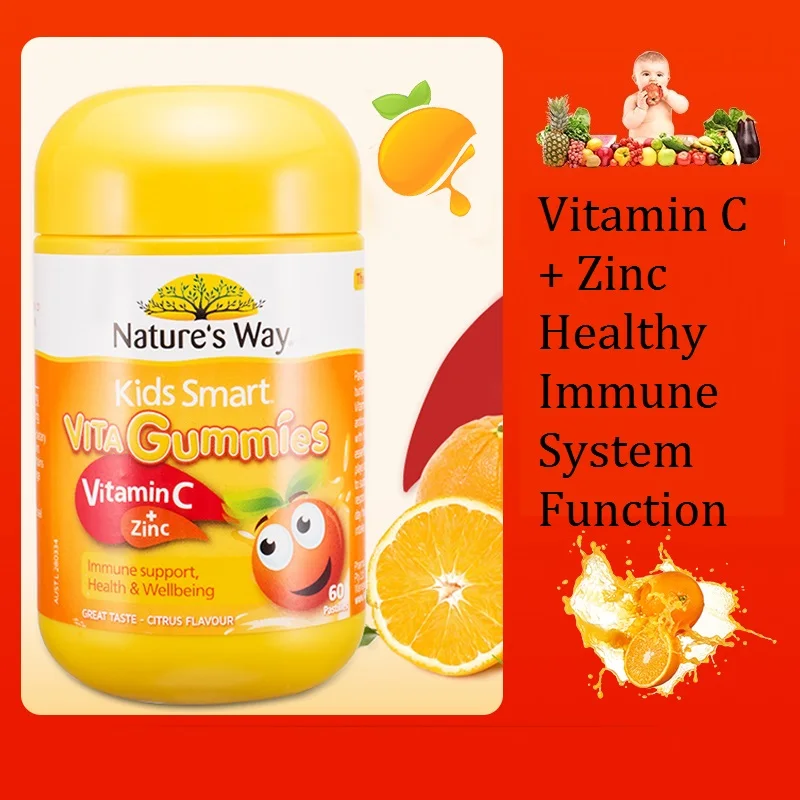 NATURE’S WAY KIDS SMART VITA GUMMIES VITAMIN C + ZINC (2)