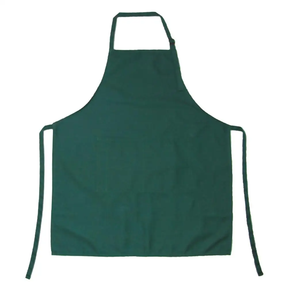 Dark green TPFOCUS 1Pcs Kitchen Apron Adjustable Apron Wiping Hands Pure Color Apron Adult Cooking for Kitchen Cleaning Tools 78cm*68cm - Цвет: Dark green
