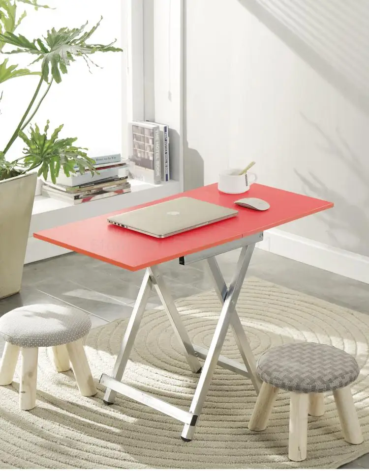 

Folding Table Household Dining Table Simple Dining Table Portable Outdoor Placing Table Rectangular Dormitory Folding Table