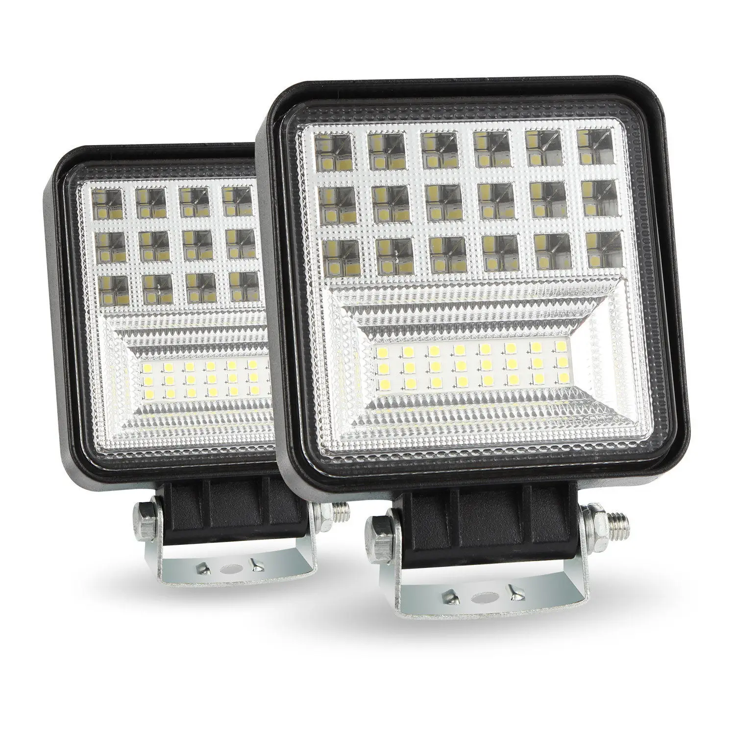 

126W 6000K LED Work Light Bar Flood Spotlight Off-road Car SUV Driving Fog Lamp