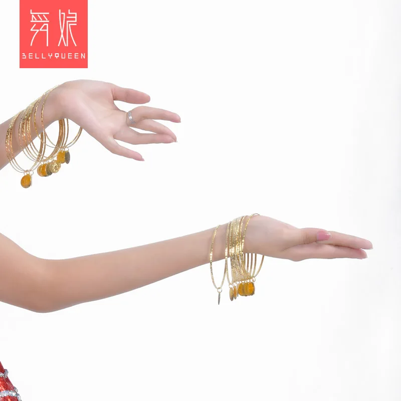 Dancers Hanging Currency Bracelets Belly Dance Coin Bracelets Bracelet Leather Dance Hand Jewelry Belly Dance Bracelet Fine Ring