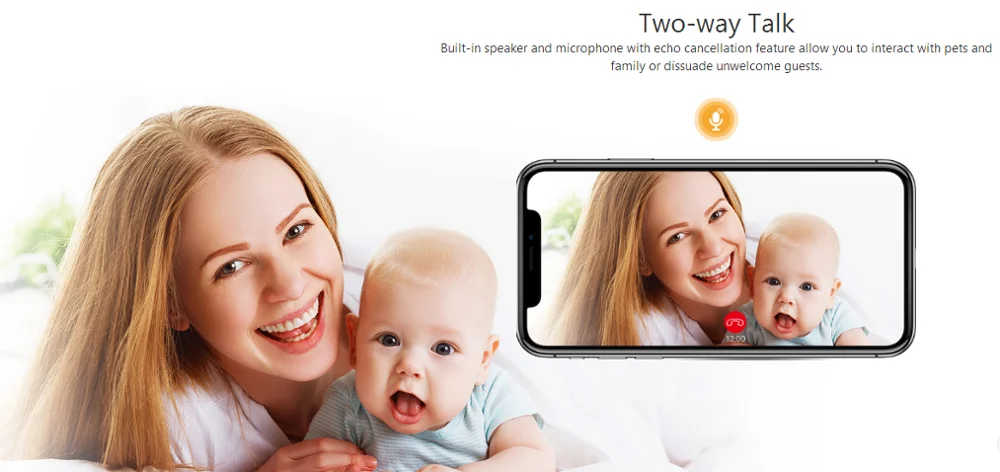 Dahua Imou Cue 2 Беспроводная Wifi камера, умный мониторинг AI, обнаружение человека, встроенная сирена, двусторонняя связь, ночное видение, камера безопасности