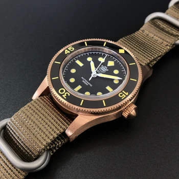 

STEELDIVE 1952S NH35 diver watch bronze watch men's automatic automatic watch men's mechanical 300m diving watch men