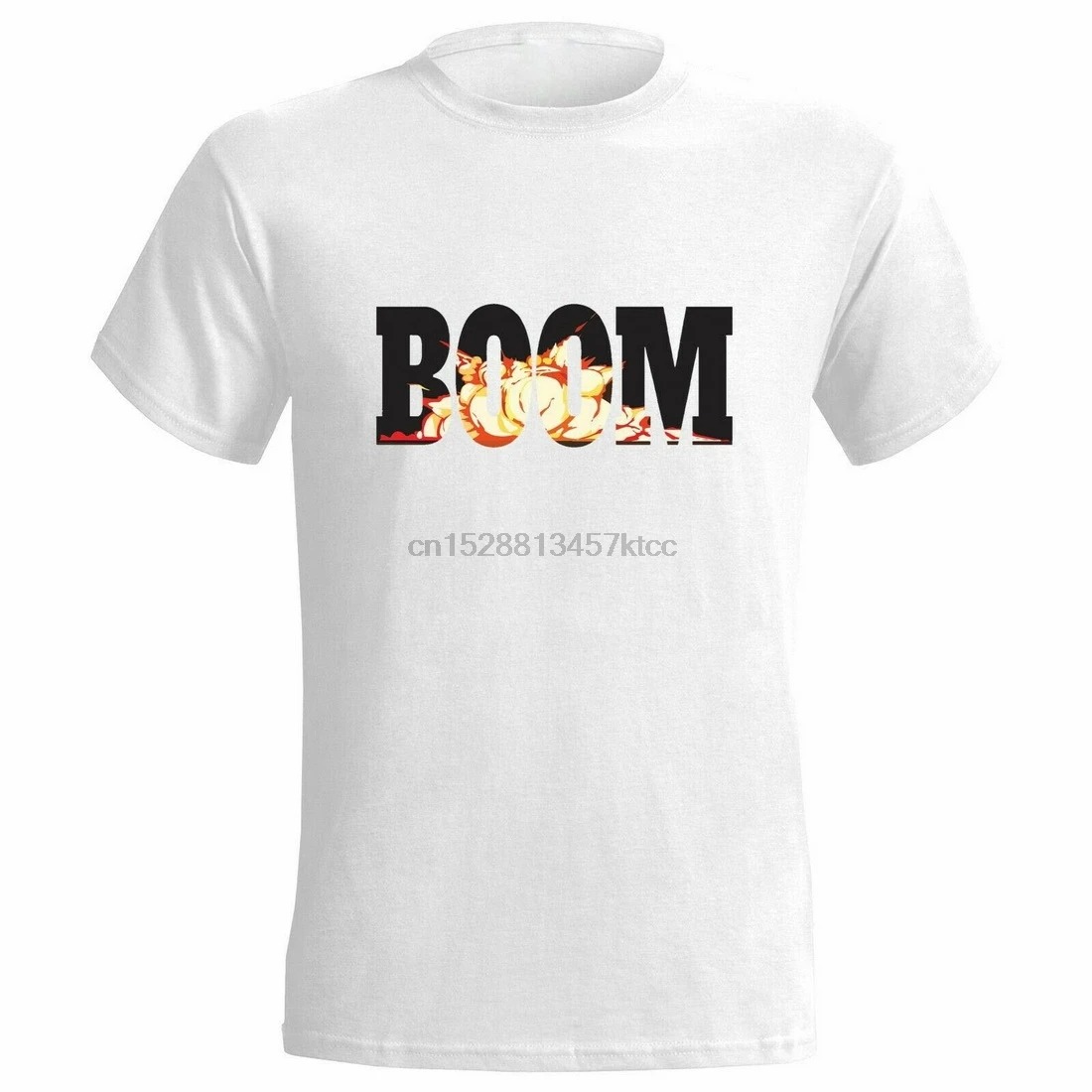Мужская футболка с логотипом BOOM Explosion праздничные вечерние футболки круглым