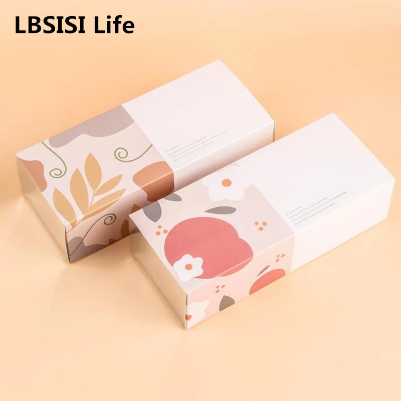 Lbsisi生活10個手作りお菓子スナック紙箱チョコレートクッキー誕生日結婚式chirstmasの好意のギフト装飾包装 Gift Bags Wrapping Supplies Aliexpress