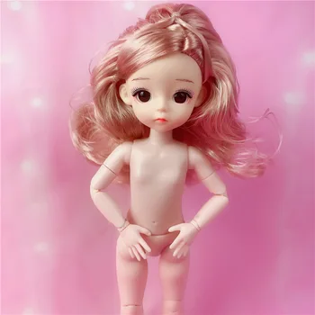 

30cm Fashion Doll Toys for Girls 1/6 BJD Dolls Body Make-up 3D Eyes Beautiful Baby Girl Dolls DIY Toy for Girls