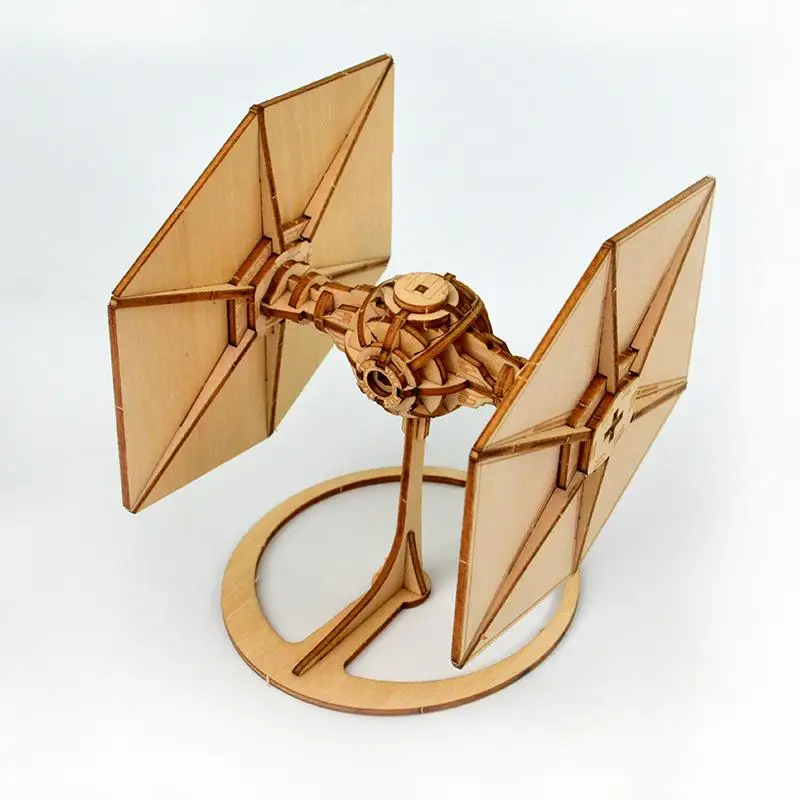 Лазерная резка DIY Spder Star военные игрушки 3D деревянная головоломка игрушка сборка модель деревянные наборы настольные украшения для детей - Цвет: D