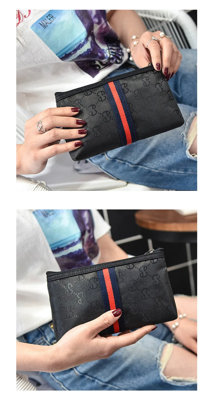 Производители оптом сумка для переноски Кошелек Вышивка просто бумажник ключ Подарочная сумка мягкая поверхность холст
