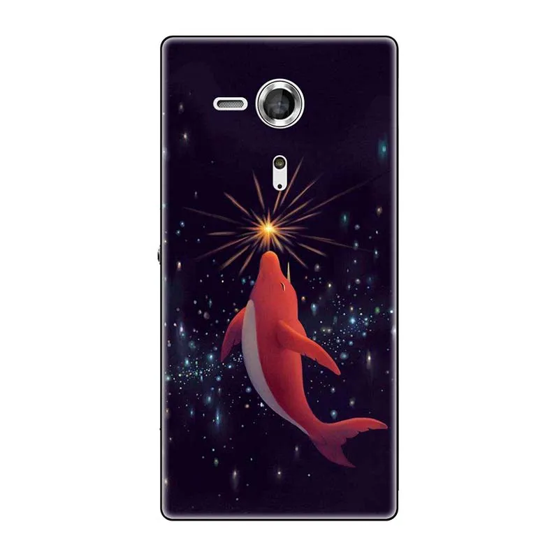 A301 Телефонные чехлы для sony Xperia SP M35 M35h M35C C5303 C5306 C5302 чехол с принтом(розы); волк милый чехол-крышка с узорами чехол для телефона чехол Fundas Para - Цвет: A301
