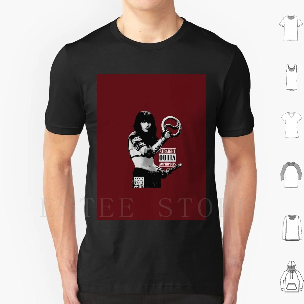 Sciarpa Straight Out Amphipolis-01 T Shirt Print Cotton Fixina Straight Out Amphipolis Princess Xwp