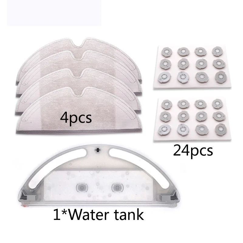 Online Juego de piezas de tanque de agua para xiaomi vacuum 2 roborock S50 S51 T60 T61 xiaomi mi robot aspirador paño de fregona