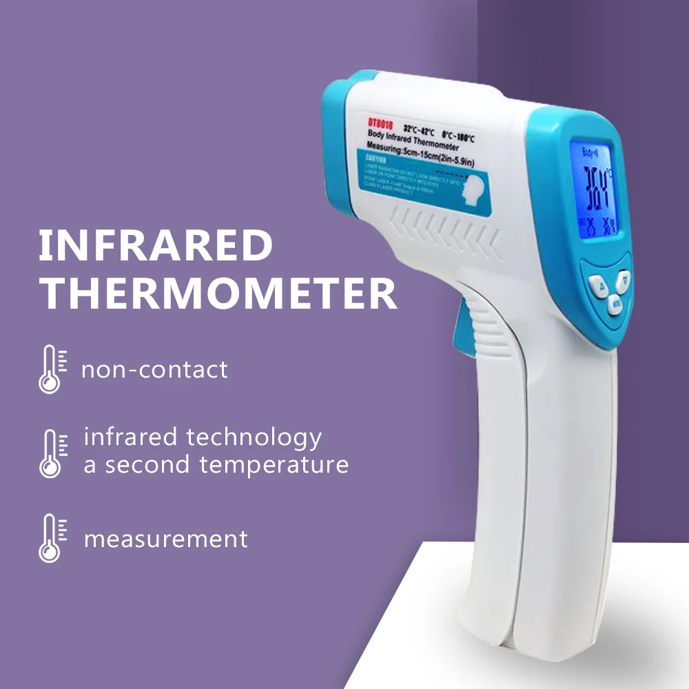 

Handheld Non Contact Digital Infrared Thermometer Professional Temperature Meter Household Portable Temperature Measuring Tool