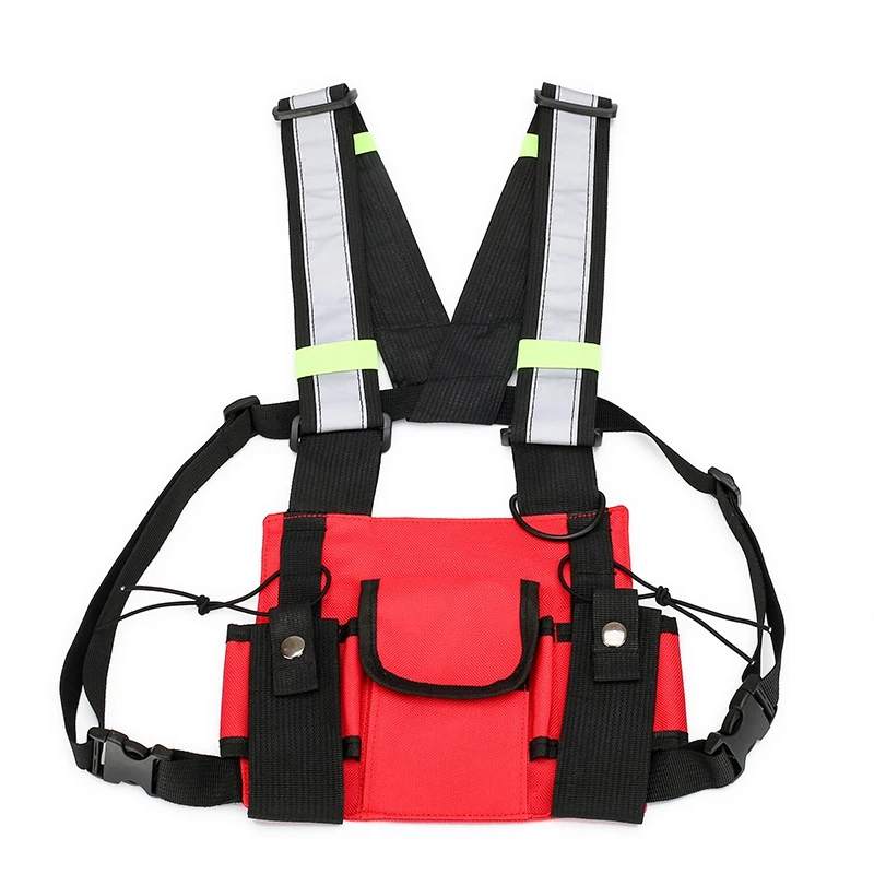 

Fashion Chest Rig Bag Camouflage Vest Harness Front Pack Pouch Vest Rig Hip Hop Streetwear Functional Chest Bag