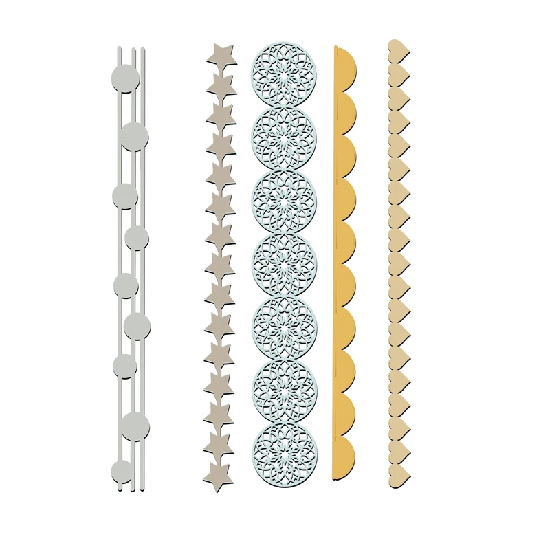 

DiyArts Dies Cutting Lace Frame Border Dies Cutting Metal Cutting for DIY Scrapbooking Card Album Embossing Die Cut New Template