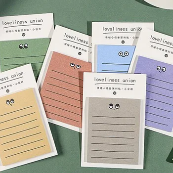 

Little Monster Series Sticky Notes Funny Face Colorful Memo Pads