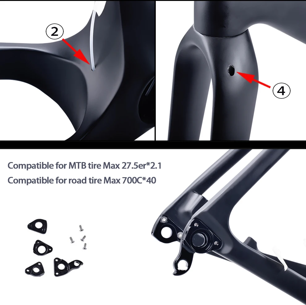 BXT карбоновый гравий велосипедная Рама 27,5 er/700c Aero MTB или дорожный велосипед рама дисковый тормоз гравий Di2 Велокросс велосипедные рамы
