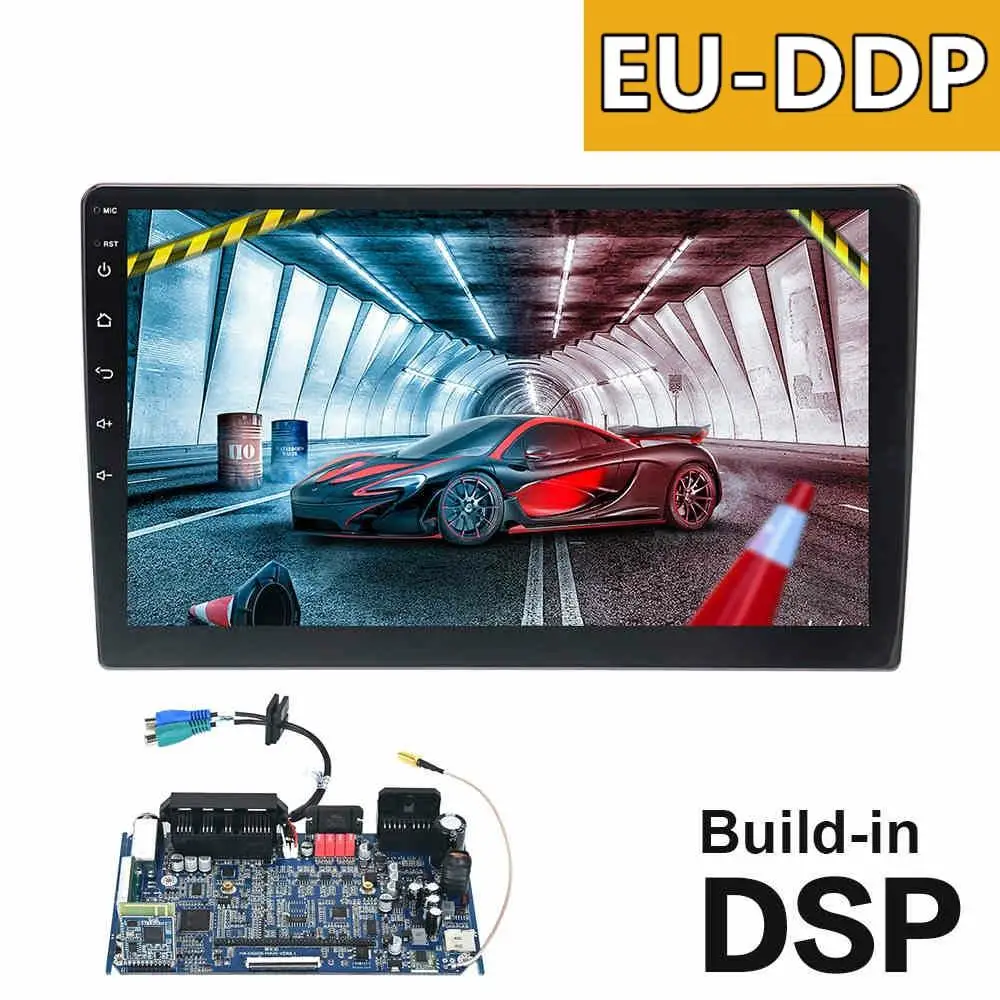 Мультимедийная магнитола для Volkswagen 10 1 дюйма 2 Din Android 8 Восьмиядерный процессор