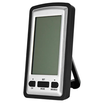 

Digital In/Out Door Electronic Thermometer Barometer Clock Wireless Weather Station Temperature Hygrometer