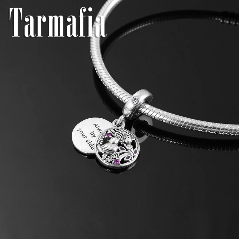 

Love Always by your side 925 Sterling Silver Charm Pendant Bead Fit Original Pandora Pendant Bracelet Bangles Jewelry making