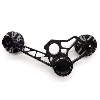 

2 6 Speeds Guide Bicycle Chain Tensioner Stable Professional Wear Resistant Accessories Cycling Aluminium Alloy For Brompton