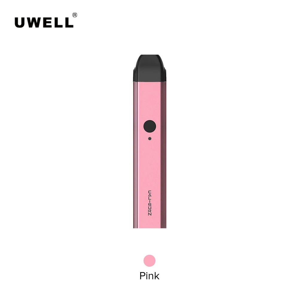 Pink Стартовый набор Uwell Caliburn Pod с 520 мАч встроенным аккумулятором 2 мл картриджем Pod электронная сигарета Vape испаритель - Цвет: Pink