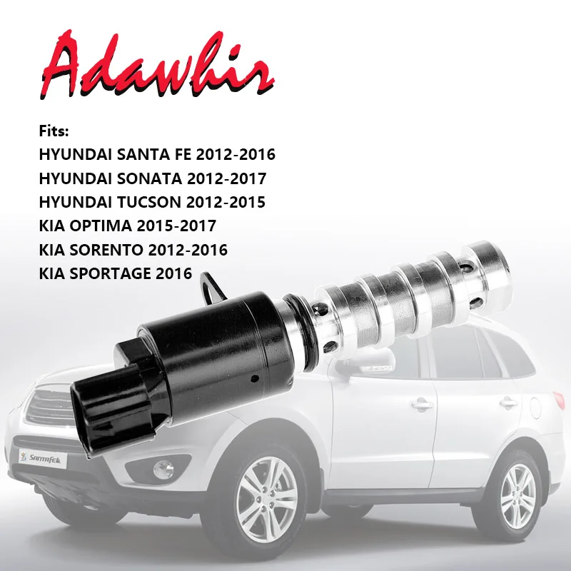 Соленоидный регулируемый клапан VVT 24355-2G500 для Hyundai Genesis Sonata Tucson Kia Forte Optima Sorento Sportage |