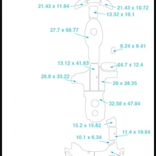 2008 Kayot S245 палуба плавать шаг и кокпита Pad лодка EVA Тиковый настил 1/" 6 мм