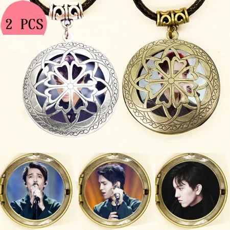 2個dimash Kudaibergen写真のネックレスの装飾品記章カザフスタン男性アート音楽歌手クリスマス新年のギフト Card Holder Note Holder Aliexpress