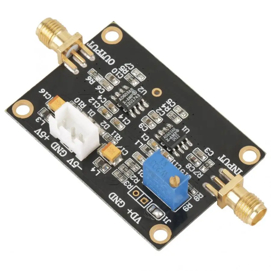 

Variable Gain Amplifier Board AD603 Adjustable Gain Wideband Amplifier Module DA Control Programmable AGC Amp 90M