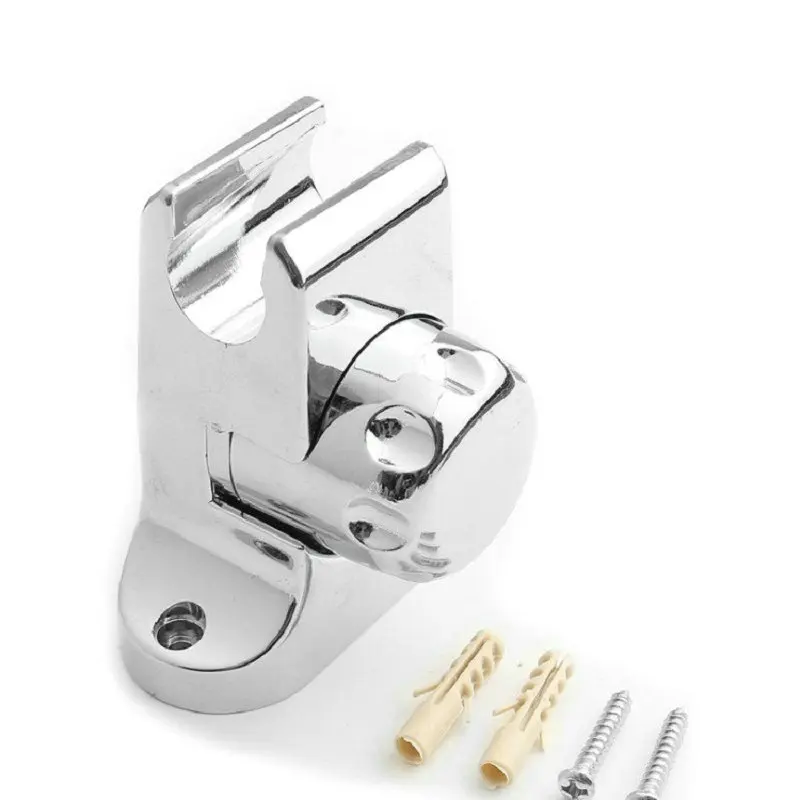

Durable Shower Head Holder Chrome Bathroom Wall Mount Adjustable Bracket Anti-corrosion and Moisture-proof Shower Brackets