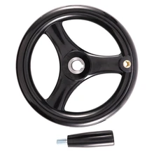 SHGO HOT-1Pcs черный фрезерный станок токарный станок с ЧПУ 3d принтер спиральный маховик круглый бакелит три маховика 200 мм